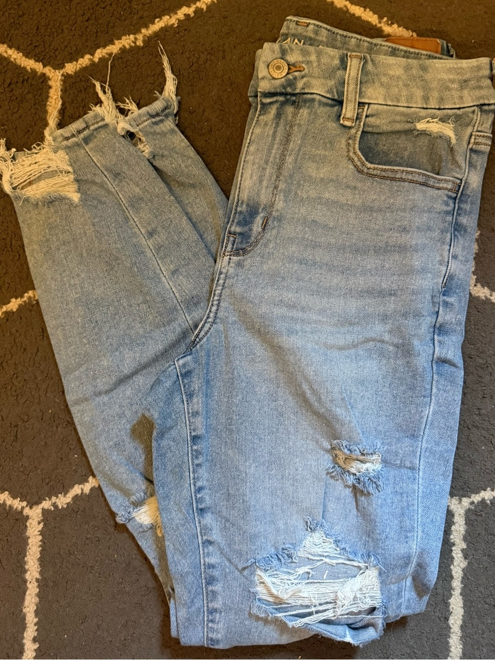 American Eagle Curvy high rise next level stretch jegging (size 8R)